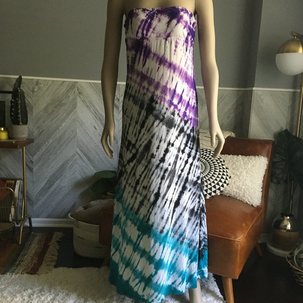 ELEMENT TIE-DYE MAXI DRESS